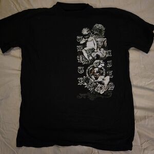 Black Graphic Men's T-Shirt